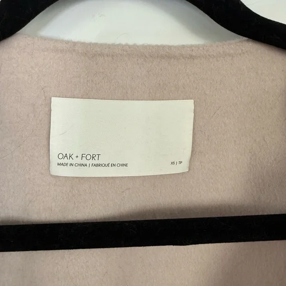 OAK + FORT Cream Women's Cape Jacket - Picture 6 of 7